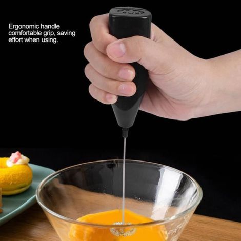 Mélangeur de lait Mini Batteur à Oeufs Électrique à Main Ménage Mousseur à Lait au Café Mélangeur Outils de Cuisine (1/4)