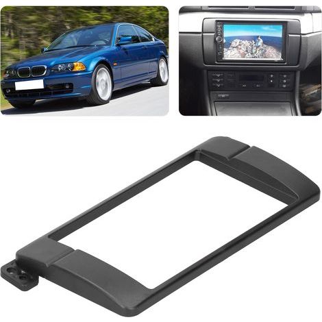 Enjoliveur de console centrale 2-DIN avec système audio, DVD et navigation pour BMW Série 3 (E46) 1998-2005 (1/5)
