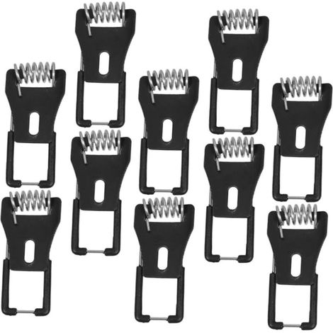 Lot de 10 clips de fixation à ressort pour spots LED encastrés – montage rapide, robuste et compatible avec plafonds standard (1/5)