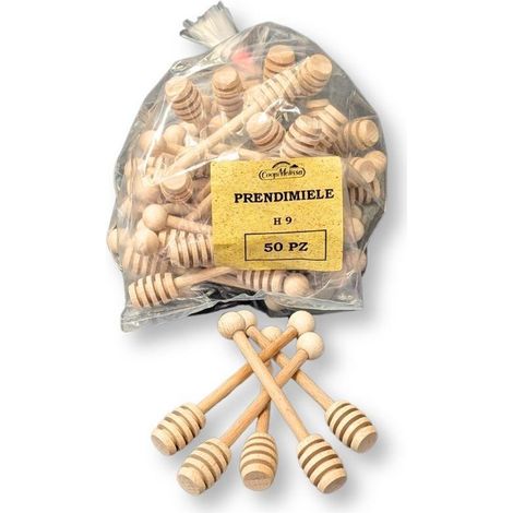 Prendimiele in legno di faggio da 9 cm (conf. 50 pz)