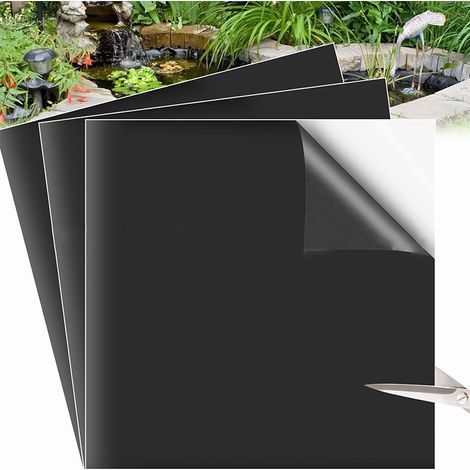 Lot De 10 Patchs De Réparation Autocollants Pour Bâche De Bassin, Taille 7,87 X 7,87 Pouces – Idéal Pour Réparer Les Trous De Bassin De Jardin (1/5)
