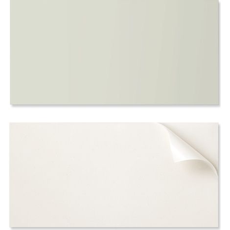 Azulejos autoadhesivos de vinilo estampado, color beige claro, 10x40x20 cm.