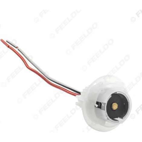 1156 BA15S LED-Autolampenfassung, 1156 Adapterkabel, einpolig, weiß (1/5)