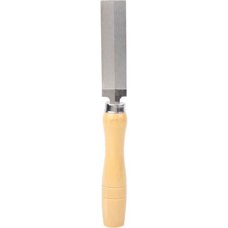 Lime losange diamantée manche en bois métal verre meulage outil de jardinage (3in) (1/5)