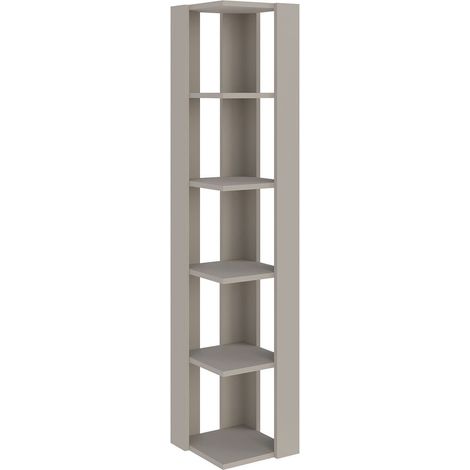 Libreria in legno "Nati" - 32 x 32 x 161 cm - Pietra arenaria