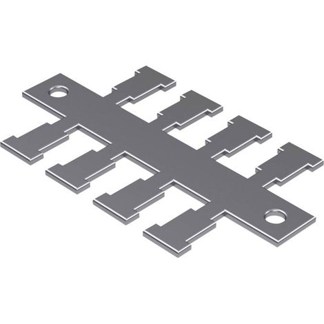 Hebotec 1041-032C Hebotec 1041-032C barra di scorrimento per cavi Supporto di fissaggio arrivo cavi Acciaio inox 1 pz.