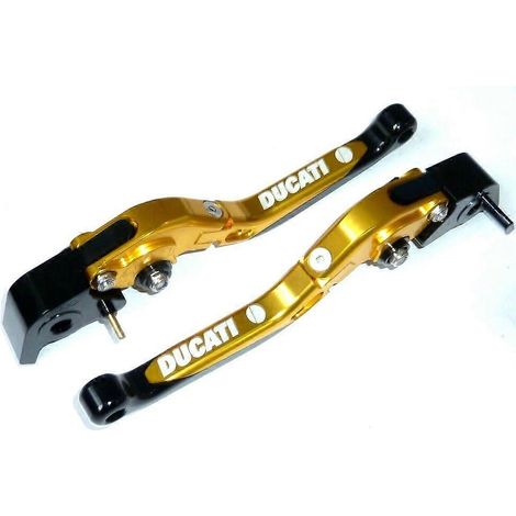 Aplicable a Ducati 950 MULTISTRADA 2019-2021 MANETAS DE FRENO Y EMBRAGUE PLEGABLES PARA CARRETERA, PISTA Y COMPETICIÓN () (1/5)