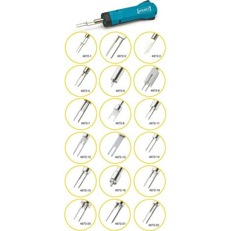 Hazet 4672-12 Desconector de cables compacto negro