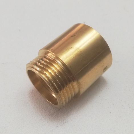Prolunga mf da 1/2 x 30mm in ottone giallo (1/2)