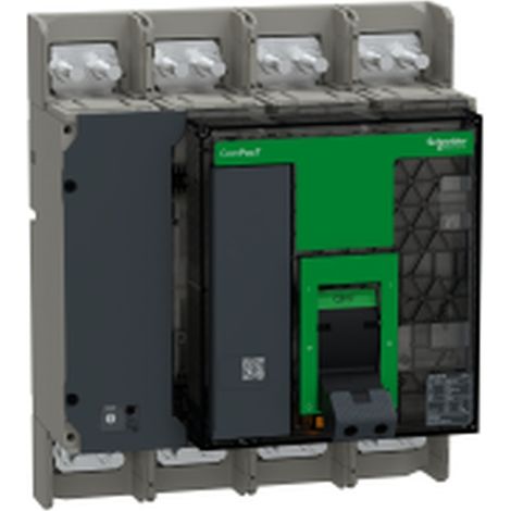 NS1250NA 4P 1250A Schalter mit manueller Befestigung und IP-Schutzart.