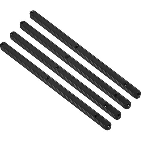 Schubladenauszüge, 4 Stück 300mm - Kunststoff Schubladenführungen, seitlich montierte gerillte (1/5)