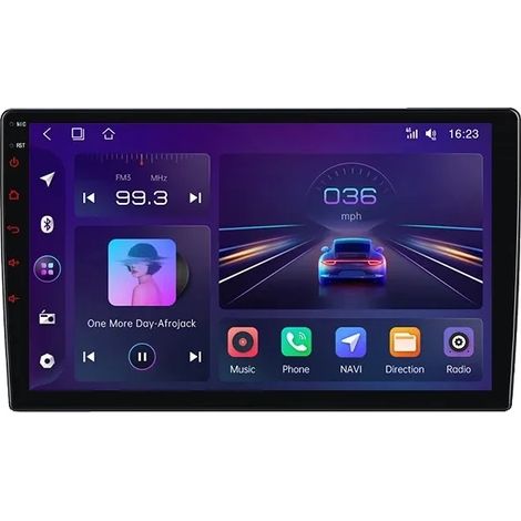 Autoradio, fonctionnalités multimédias, intégration smartphone, compatible avec Peugeot 508 508SW 2011-2018 sans fil, V1 C (4 Go 64 Go) (1/2)