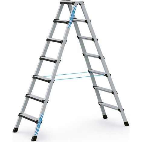 ZARGES Comfortstep B - LM-Stufen-Stehleiter 2 x 7 Stufen (1/4)