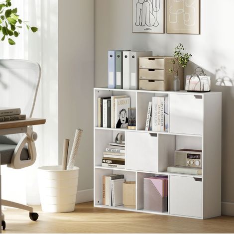 Estantería modular con 3 puertas para salón y dormitorio OKMYHOME (1/5)