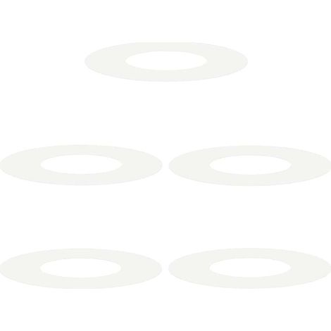 Maison Exclusive - geeignet für flache Baumringe 5 pcs Weiß Ø30 /