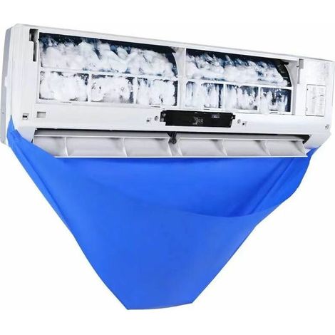 Couvercle de nettoyage de climatiseur, brosses de filtre, filet étanche, Protection contre la poussière, sac de nettoyage, outils (1/5)