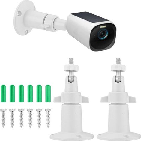 Verstellbare Wandhalterung für Überwachungskameras (2er-Pack) - Kompatibel mit Arlo, Eufy Solocam S220/C210, Eufycam 2C/2C Pro 3/S330 und 3C/S300