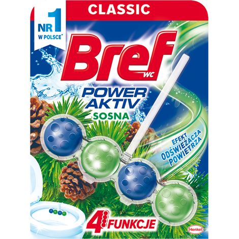 Bref Power Aktiv - Toilettenreiniger, Kiefernwald, 50g