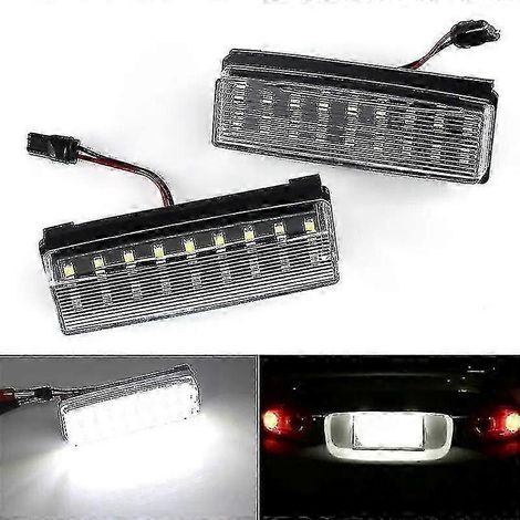 Éclairage de plaque d'immatriculation arrière à LED blanche pour Mazda MX-5 Miata (2006-2015) et Fiat 124 Spider Abarth (2017-2019) - ZHENV (1/5)