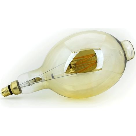 Bombilla Decorativa LED Grande E27 8w 2200K Cristal Dorado (1/2)
