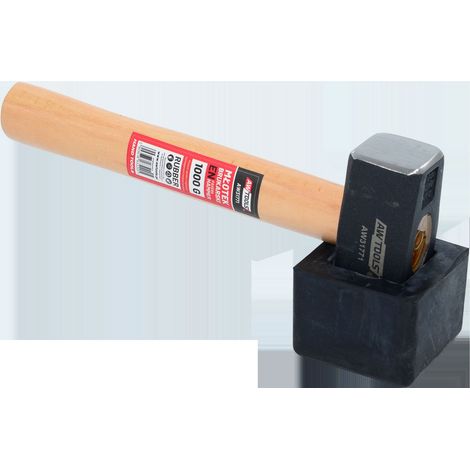 Martillo awtools brick hammer cabeza de goma mango ergonómico (1/2)