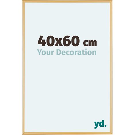 yd. - Cadre photo 40x60 - Or Vintage - Aluminium - Kent