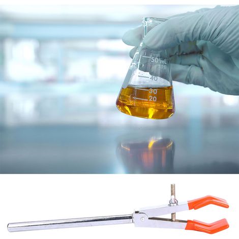 Pince multifonctionnelle à long manche pour flacons et cornues, instrument de laboratoire pour expériences chimiques. (1/5)