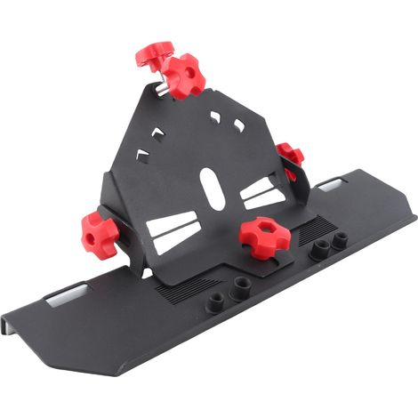 Machine à chanfreiner les carreaux, outil de chanfreinage à 45 degrés pour carreaux de céramique, compatible avec meuleuse d'angle 115/125, vis et écrou rouges (1/5)