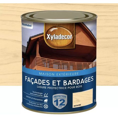 Lasure Xyladécor Façade et bardages Incolore 1 L (1/3)