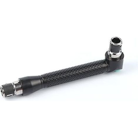 Mini-Schraubendreher und Bits, 1/4"-Antrieb, L-förmiger Verlängerungsgriff, Doppel-Sechskant-Steckschlüssel, Torx-Schraubendreher-Bit-Set mit Schlitzschraubendreher (1/5)