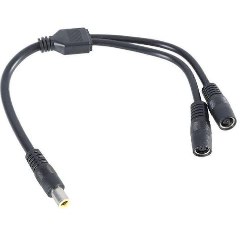 DC7909 Y-Splitterkabel 7,9 x 5,5 mm Solarpanel 1 Stecker auf 2 Buchsen Stromkabel