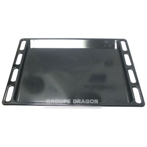 Plaque lèche frite émaillée noire 446 x 358 mm – Compatible avec fours Hotpoint, Indesit, Accessoire cuisson optimisé (1/5)