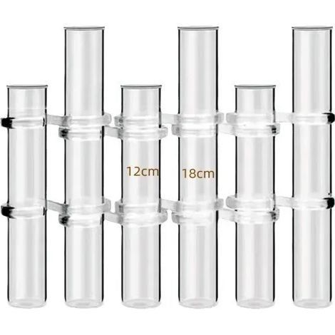 Vases créatifs en tubes à essai transparents, supports pour plantes hydroponiques, décorations pour la maison et le bureau