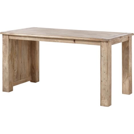 Schreibtisch Mango 160x80x80 whitewash lackiert RAILWAY 3004