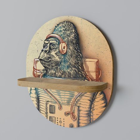 Mensola ovale GORILLA GROOVE (1/5)