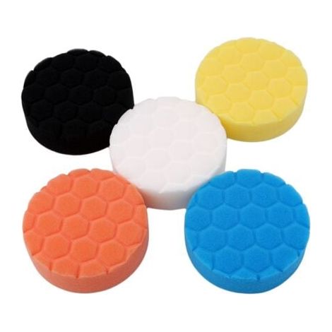 5 almohadillas de pulido para coche de 7 pulgadas, esponja de pulido, kit de almohadillas de pulido para esponjas de taladro, kit de pulido para taladro (1/3)