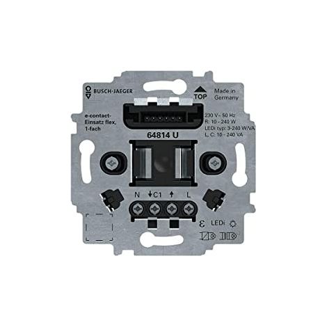 Busch-Jaeger e-contatto flessibile 1-faccia 64814 U per il controllo dell'illuminazione