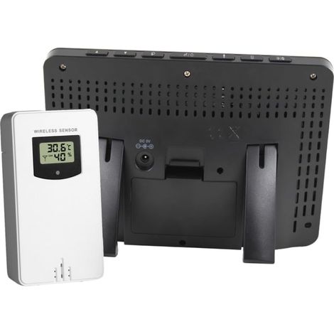 Farbbildschirm Wetteruhr mit Drahtlosem Sensor Digital (1/5)