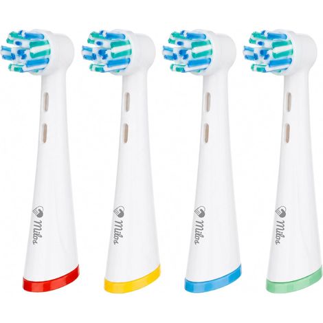 Brossette Compatible avec iO- Brossettes de Rechange Électriques Têtes de Rechange pour Brosse à Dents Électrique Compatible avec iO2/3/4/5/6/7/8/9/10, 4 Têtes de Brosse (1/5)