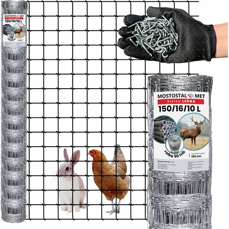 Filet de protection pour la faune sauvage - 150/16/10 L - 50 m - Résistant aux intempéries - Filet de protection pour la faune sauvage
