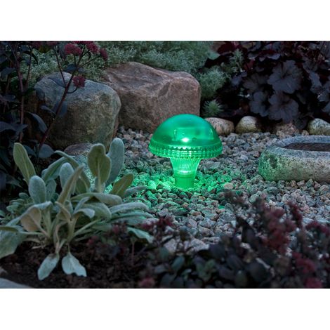 LED Solarleuchte ASSISI, Grün mit Erdspieß Höhe 27,5 cm (1/5)