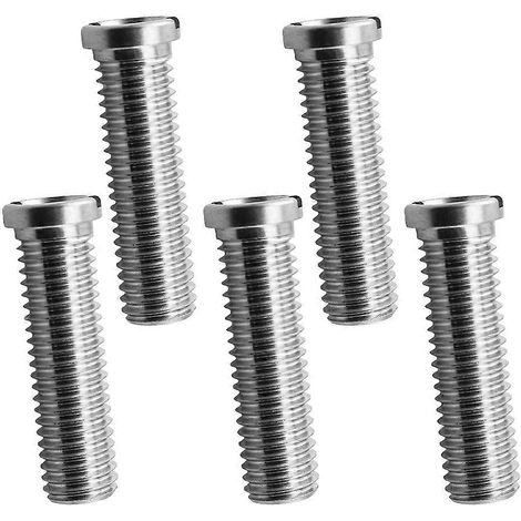Vis étanches pour bouchon de vidange d'évier de cuisine, lot de 5 vis en acier inoxydable (1/5)