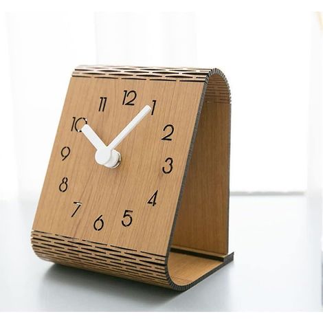 Horloge de table/pendule de style américain Dingzz, horloge murale silencieuse pour chambre à coucher, marque : Bvrqe-8721 (1/5)