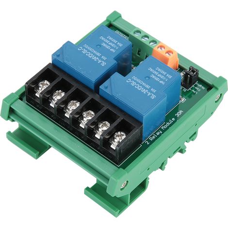 2-Kanal-Relaismodul 30A 24V mit Optokopplern, Isolation, Low/High-Pegel-Triggerung (1/5)