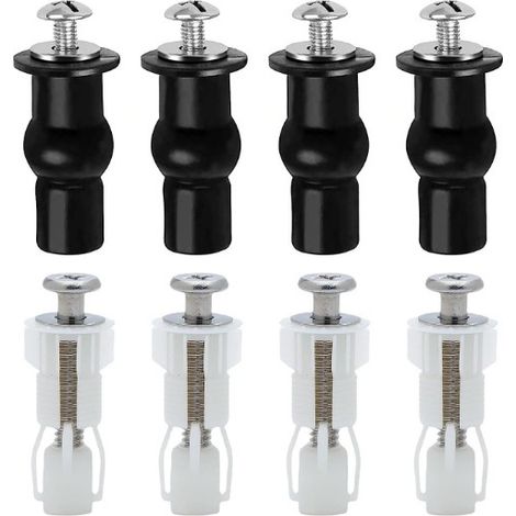 Accessori per coperchio WC - Gomma universale in nylon - Viti ad espansione (1/3)