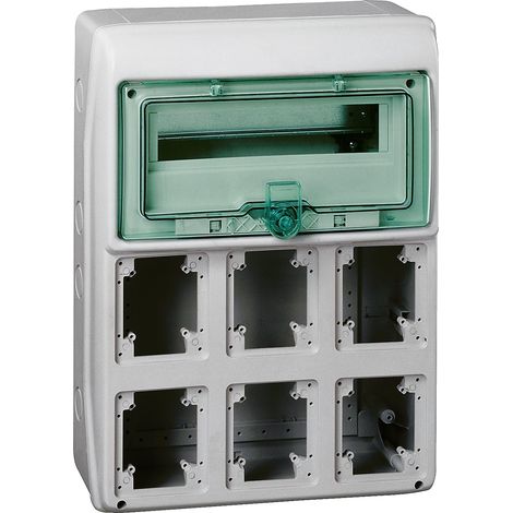 QUADRO IP65 MUREVA 12+1M.6PR.INC. - 13156