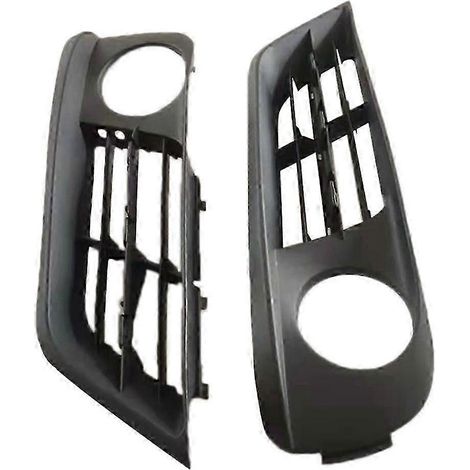 grilles d'aération de pare-chocs (gauche + droite) compatibles avec les enjoliveurs de feux antibrouillard BMW Série 5 F07 (références 51117331671 et 5111733). (1/5)