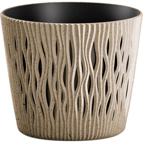 Prosperplast Blumentopf SANDY Rund Natur 26,2 cm (1/5)