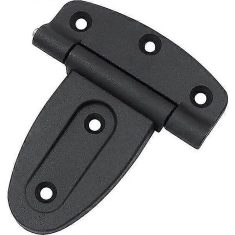 Charnière T - 105 mm - Noir - Pour Porte Portail Tonnelles Bois - 1 Pièce (1/4)