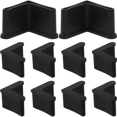 Embouts de Pieds de Chaise en Caoutchouc Noir, Lot de 20, Protections  Pieds de Meubles et Chaises, Usage Quotidien, Aide à Protéger le Sol Prolonger la Durée de Vie (1/5)